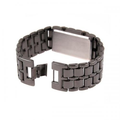 Годинник-браслет Led Watch Iron Samurai, Чорний з червоними світлодіодами ( IBW012BR ) Годинник-браслет Led Watch Iron Samurai, Чорний з червоними світлодіодами ( IBW012BR )