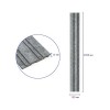 Декоративна стінова рейка Sticker Wall PS 2900x120x12 мм Камінь (SW-00002132)