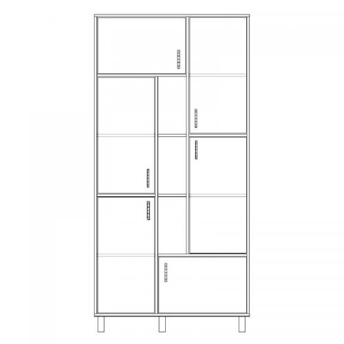 Шафа-Пенал Тиса Мебель ШС-103 Дуб сонома 205x35x100 см Шафа-Пенал Тиса Мебель ШС-103 Дуб сонома 205x35x100 см