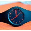 Наручний годинник жіночий Skmei Rubber Black 9068 Чорний (366)