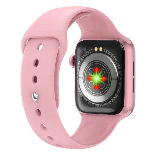 Розумний смарт годинник Smart Watch M16-6S PLUS, 4.4 см алюмінієвий корпус Pink