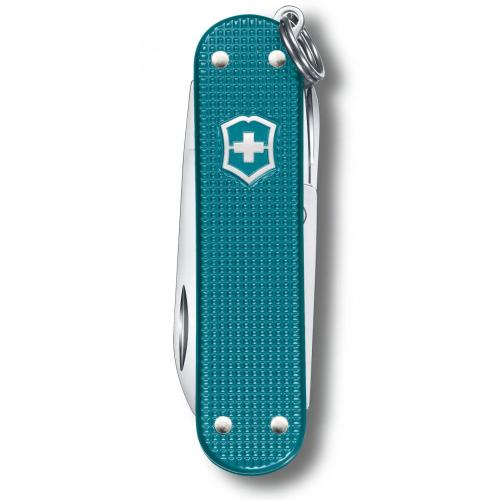 Ніж-брелок Victorinox Classic SD Alox Colors Wild Jungle 58 мм, 5 функцій, Зелений (0.6221.242G) Ніж-брелок Victorinox Classic SD Alox Colors Wild Jungle 58 мм, 5 функцій, Зелений (0.6221.242G)