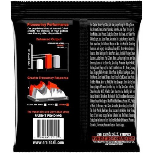 Струни для електрогітари Ernie Ball 2730 7-String Cobalt Slinky Electric Guitar Strings 10/62 Струни для електрогітари Ernie Ball 2730 7-String Cobalt Slinky Electric Guitar Strings 10/62