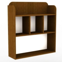 Полиця навісна Тиса Мебель ПУ-1 Яблоня локарно-темна 860x220x800 мм Полиця навісна Тиса Мебель ПУ-1 Яблоня локарно-темна 860x220x800 мм