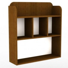 Полиця навісна Тиса Мебель ПУ-1 Яблоня локарно-темна 860x220x800 мм