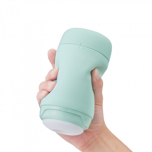 Мастурбатор TENGA PUFFY MINT GREEN, ультрам’який матеріал, багаторазовий, наскрізний