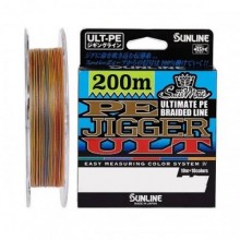 Шнур Sunline PE-Jigger ULT 200m multicolor #1.7/0.225mm 30lb/13.0kg (1013-1658.10.37)