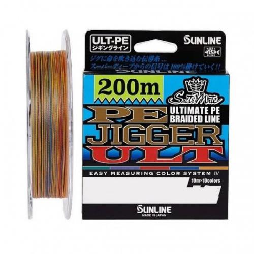 Шнур Sunline PE-Jigger ULT 200m multicolor #1.7/0.225mm 30lb/13.0kg (1013-1658.10.37) Шнур Sunline PE-Jigger ULT 200m multicolor #1.7/0.225mm 30lb/13.0kg (1013-1658.10.37)