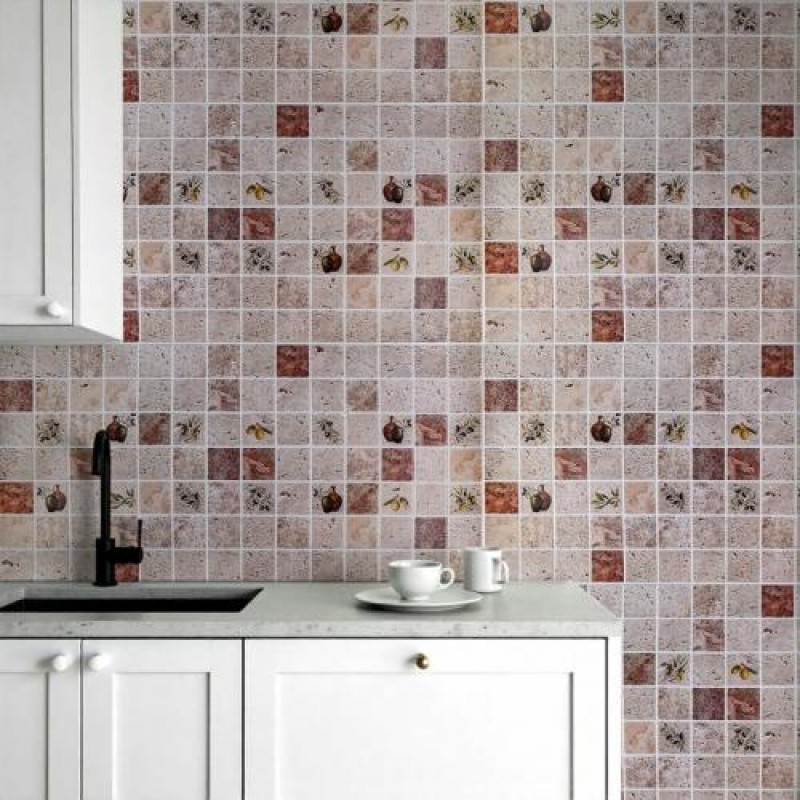 Декоративна ПВХ панель Sticker Wall 960x480x4 мм Різнокольоровий (D) SW-00002478