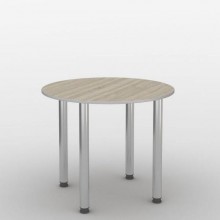 Стіл круглий для переговорів Тиса Мебель СМ-33 1 Сонома 750x900x900 мм