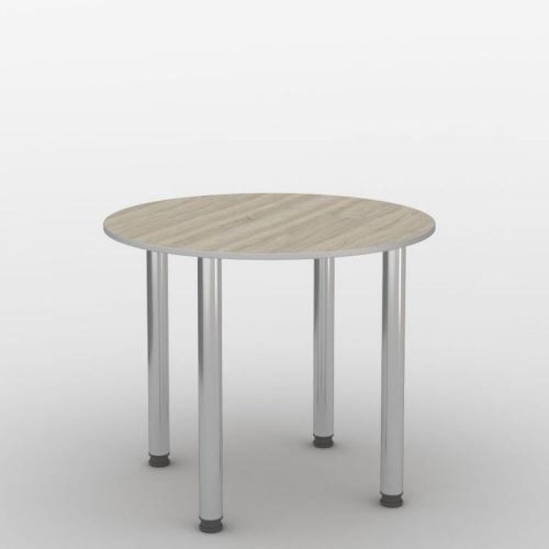 Стіл круглий для переговорів Тиса Мебель СМ-33 1 Сонома 750x900x900 мм