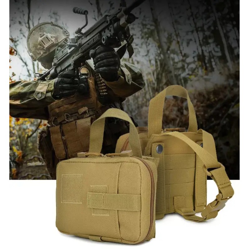 Підсумок-аптечка No Brand Molle 18х12.5х8.5 см Хакі (2058315752)