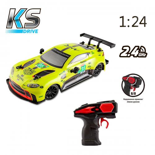 Ігровий автомобіль Aston Martin New Vantage GTE Green KS Drive KD119194 Ігровий автомобіль Aston Martin New Vantage GTE Green KS Drive KD119194