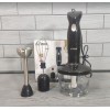 Блендер з подрібнювачем та віночком A-PLUS 1545 4в1 300 Вт Black (30151343)