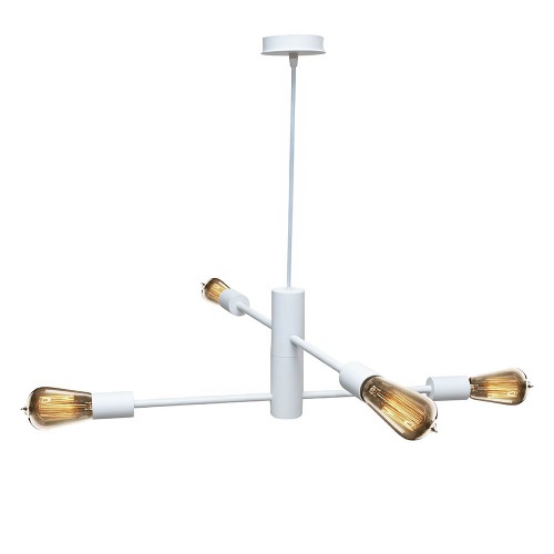 Люстра підвісна MSK Electric Asket на чотири плафони Е27 NL 6120-4 WH Білий (619773) Люстра підвісна MSK Electric Asket на чотири плафони Е27 NL 6120-4 WH Білий (619773)