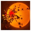 Проекційна настільна LED лампа RIAS Sunset Lamp YY-8086 Захід сонця USB 7W (3_01498)
