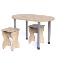 Стіл кухонний Тиса Мебель Сонома 750x700x1100 мм