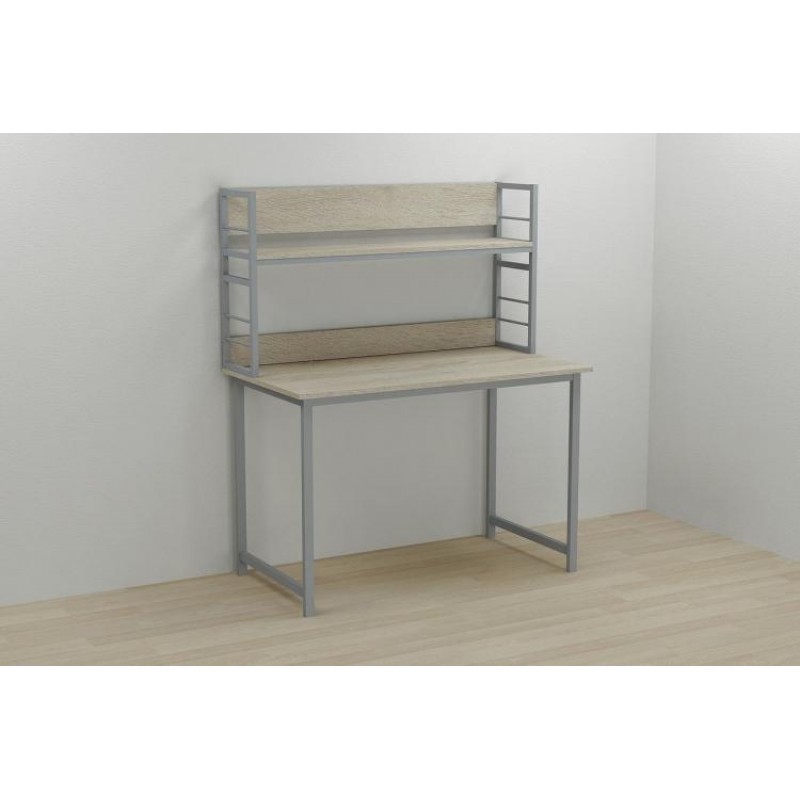 Надбудова для столу Ferrum-decor Лінкольн 60x100x28 Сірий ДСП Сонома (LIN0018)