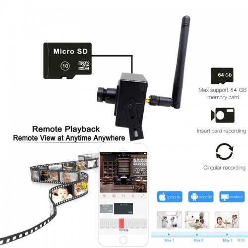 Міні wifi камера з датчиком руху та мікрофоном Jienuo 407SW (100687) в інтернет супермаркеті PbayMarket!