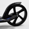 Двоколісний самокат амортизатор складаний Best Scooter PU колеса 100 кг Black and blue (103471)