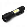 Ручний ліхтар X-BALOG BL-513-XPE+COB zoom + microUSB + 3 режими