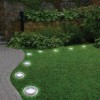 Вуличний світильник садовий на сонячній батареї Solar Disk Lights 5050 Сірий (210096)