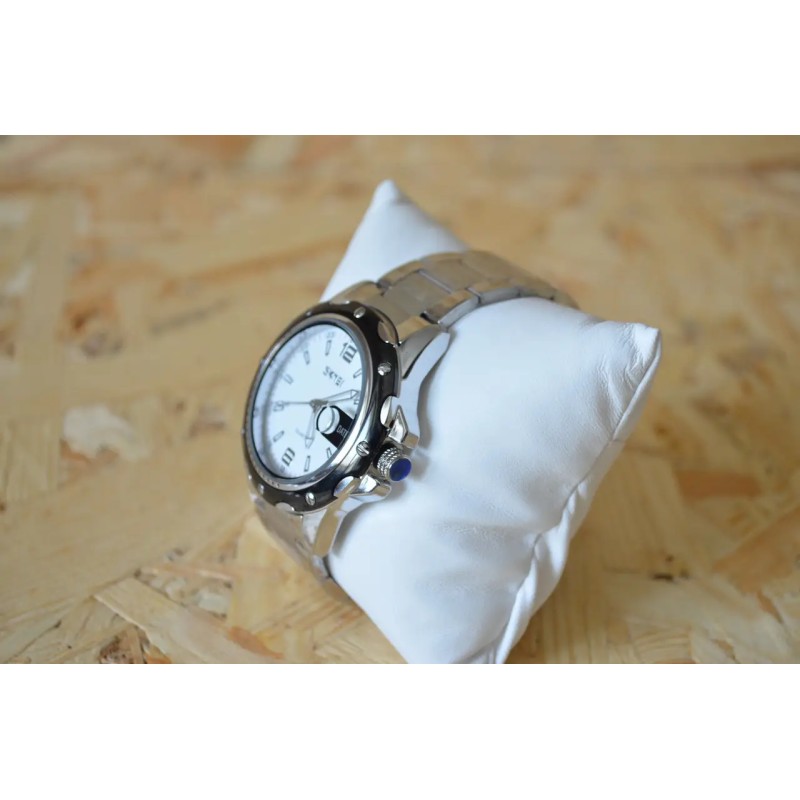 Чоловічий наручний годинник Skmei Robby Steel 0992S Сріблястий