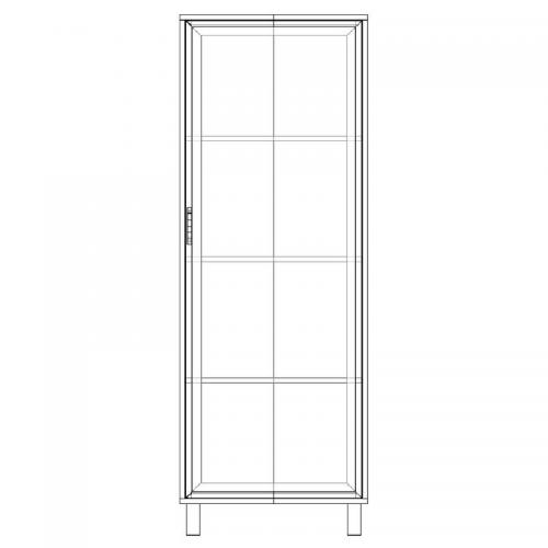 Шафа-Пенал Тиса Мебель ШС-621 Дуб сонома 166x35x60 см Шафа-Пенал Тиса Мебель ШС-621 Дуб сонома 166x35x60 см