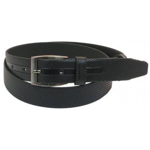 Шкіряний ремінь Skipper 110-130 x 3.3 см Чорний (1026-33) Шкіряний ремінь Skipper 110-130 x 3.3 см Чорний (1026-33)
