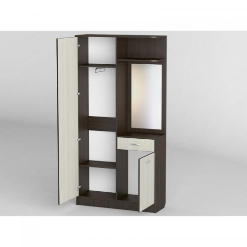 Передпокій Тиса Мебель-7 Венге Молочний 204.5x35x108 см Передпокій Тиса Мебель-7 Венге Молочний 204.5x35x108 см