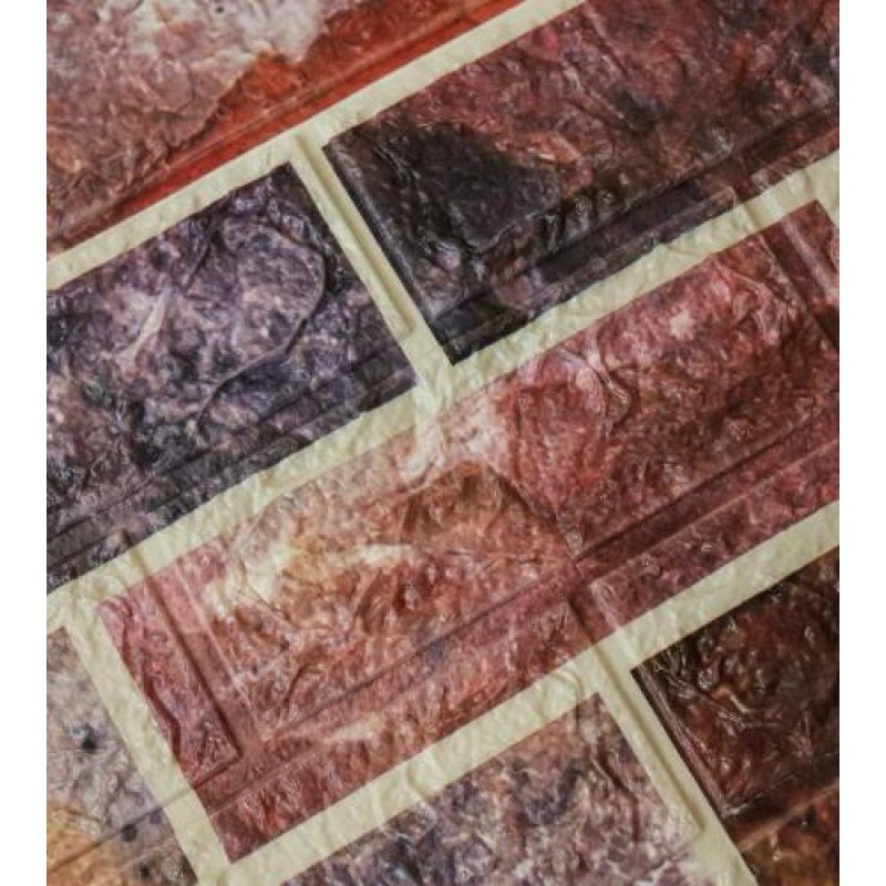 Самоклеюча декоративна 3D панель цегла оксамит Loft Expert 700x770x5 мм