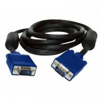 Кабель Atcom (10701) VGA-VGA HD15M/HD15M з 2-ма фер. кільцями 20м чорний