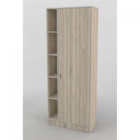 Шафа-Пенал Тиса Мебель ШС-826 Дуб сонома 205x35x80 см