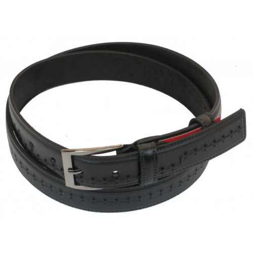 Шкіряний ремінь Skipper 110-130 x 3.5 см Чорний (1048-35) Шкіряний ремінь Skipper 110-130 x 3.5 см Чорний (1048-35)