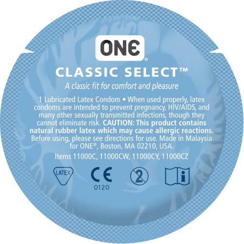 Набір презервативів ONE Classic Select - MSM Collection 100 шт, мегапак тюб