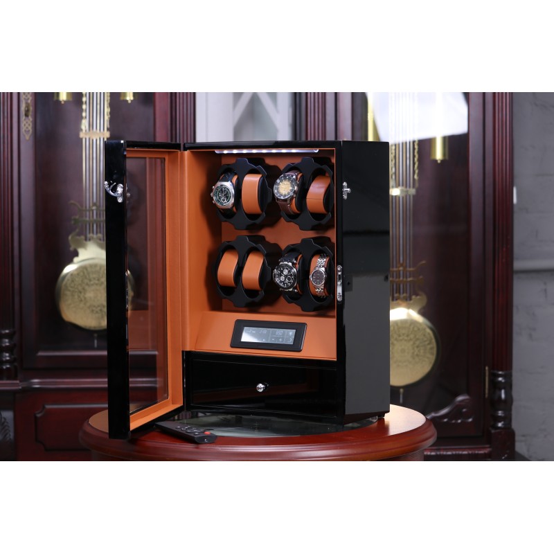 Шкатулка Salvadore для підзаводу 8 годинників X-2/06-BBR Чорний