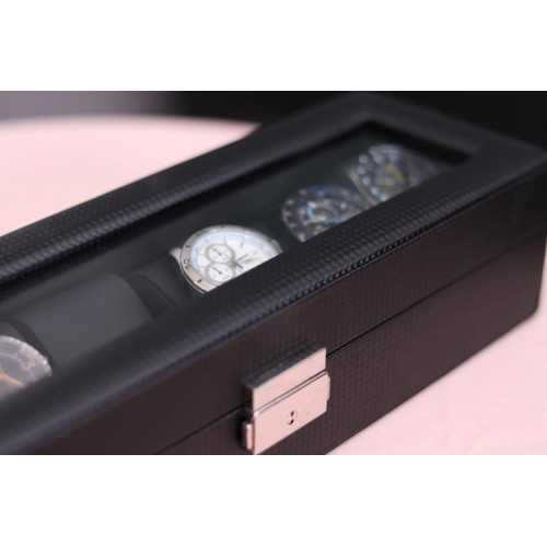 Шкатулка для зберігання годинників Craft 6PU.CRB.BL 30х20х8 cм Чорний Шкатулка для зберігання годинників Craft 6PU.CRB.BL 30х20х8 cм Чорний
