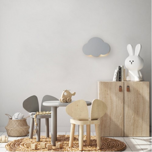Настінний світильник TK Lighting Cloud 38x27 см Сірий (TK4965)