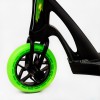 Самокат трюковий Best Scooter FEAR SCS система пеги алюмінієвий диск та дека колеса PU 100 кг Black and green (112902)