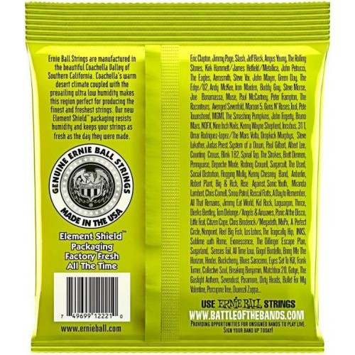 Струни для електрогітари 6 шт Ernie Ball 2221 Regular Slinky Nickel Wound 10/46 Струни для електрогітари 6 шт Ernie Ball 2221 Regular Slinky Nickel Wound 10/46