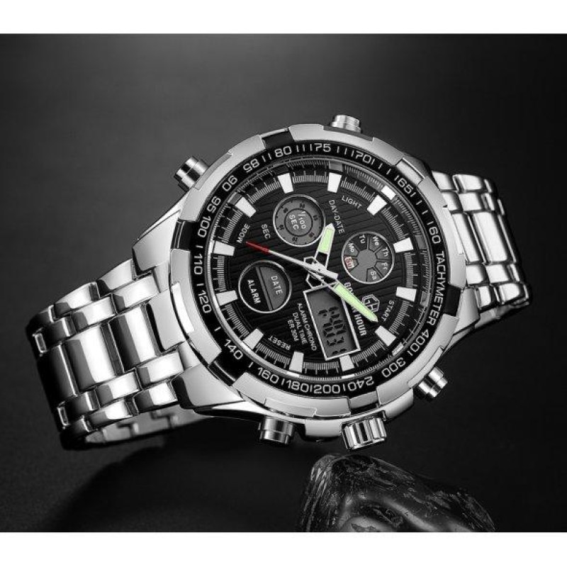 Чоловічий військовий годинник GOLDENHOUR Titan