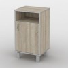 Тумба офісна Тиса Мебель ТМ-106 1 Сонома 75x35x40 см