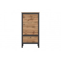 Шафа для зберігання в стилі Loft NS-2245 1230x600x400 мм Черный Шафа для зберігання в стилі Loft NS-2245 1230x600x400 мм Черный