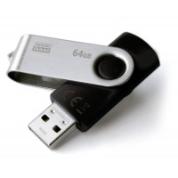 Флеш-накопичувач USB 64GB GOODRAM UTS2 (Twister) Black (UTS2-0640K0R11)