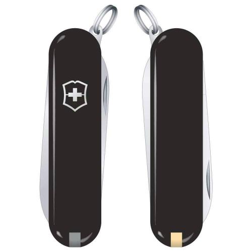Складаний ніж Victorinox Escort 58 мм 6 функцій Чорний (0.6123.3) Складаний ніж Victorinox Escort 58 мм 6 функцій Чорний (0.6123.3)