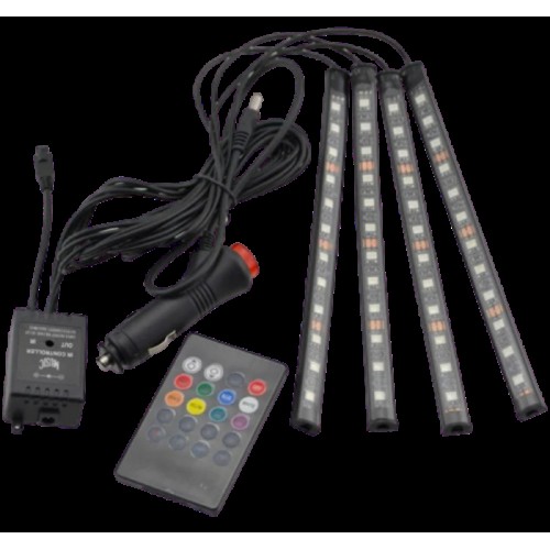 Універсальне кольорове автомобільне RGB led підсвічування з мікрофоном OPT-TOP HR-01678 вологозахисне (1756374648) Універсальне кольорове автомобільне RGB led підсвічування з мікрофоном OPT-TOP HR-01678 вологозахисне (1756374648)