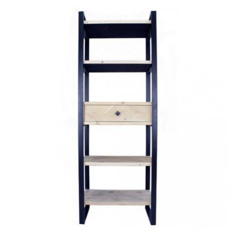 Стелаж для зберігання в стилі Loft NS-1895 1530x800x350 мм Черный