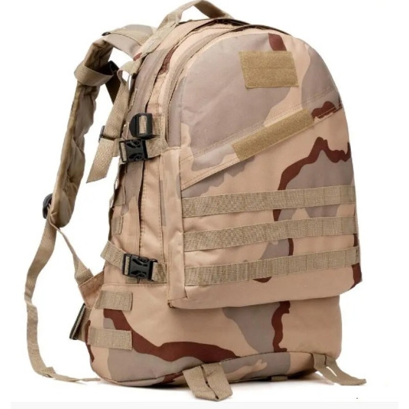 Рюкзак тактичний No Brand Molle Oxford 43 л Світлий камуфляж (1713134240)