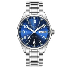 Наручний годинник чоловічий Carnival Millenium Хром (2071)
