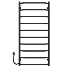 Рушникосушарка електрична Трапеція П10 500х1100 Deffi Чорний EF16 (C.TR.110.50.10.E.B.L.5)